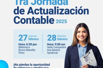 PRIMERA JORNADA DE ACTUALIZACIÓN CONTABLE 2025