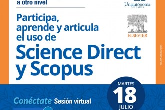Participa, aprende y articula el uso de Science Direct y Scopus