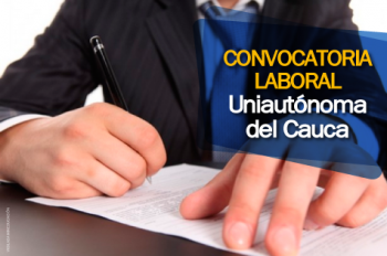 Convocatoria laboral en la Uniautónoma del Cauca