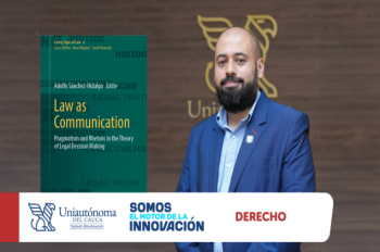 Docente del programa de Derecho publica texto con editorial Springer Nature