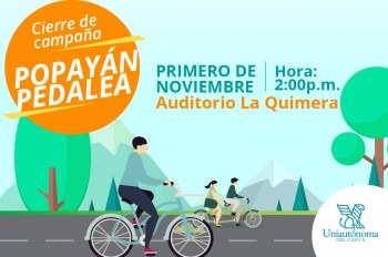 Popayán Pedalea junto a la Uniautónoma del Cauca